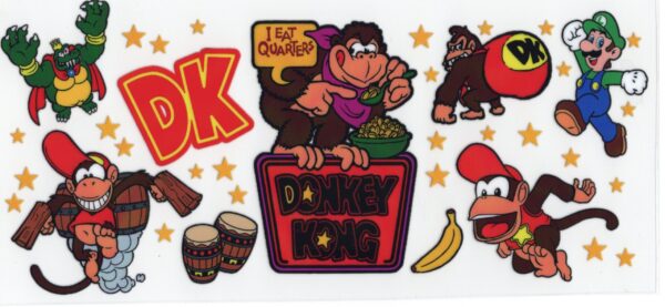 Donkey Kong 16oz UV DTF Wrap