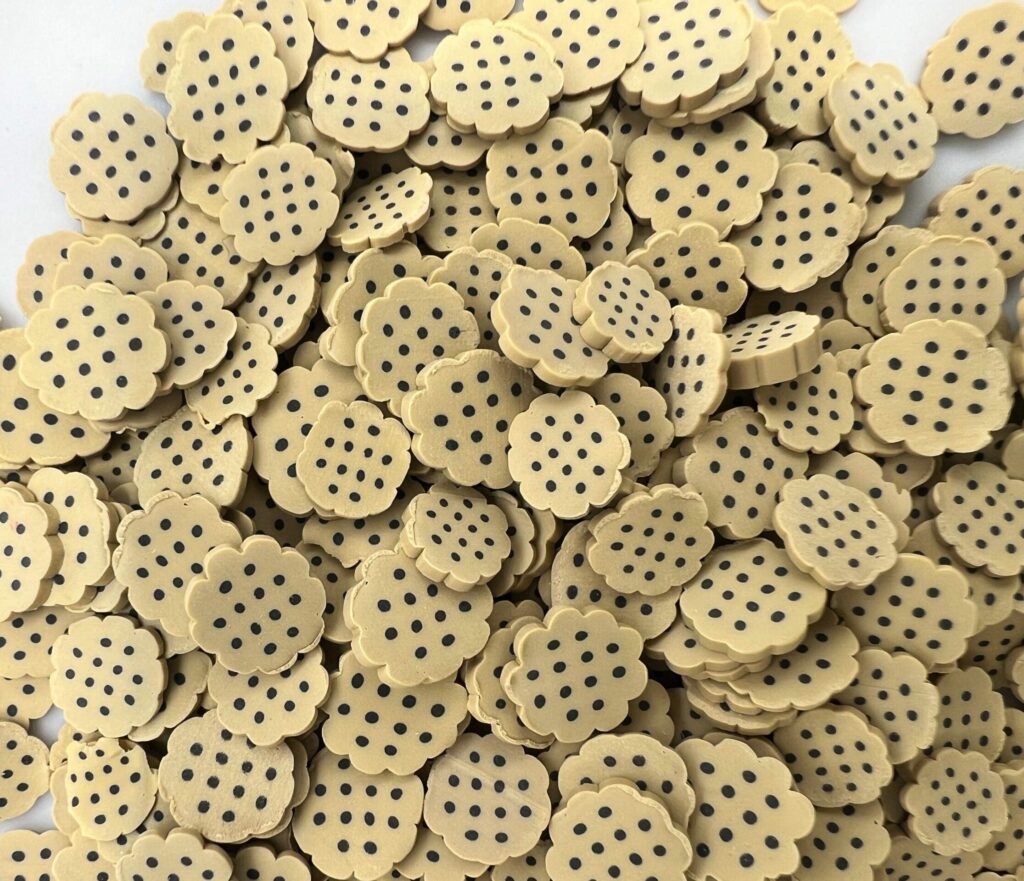 Bite-Sized Bliss: 5mm Clay Cookie Slices