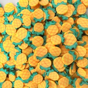 Pineapple Poppers: 5mm Clay Pineapples Slices