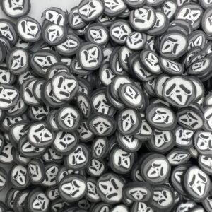 Ghost Face: 5mm Clay Ghost Face Slices