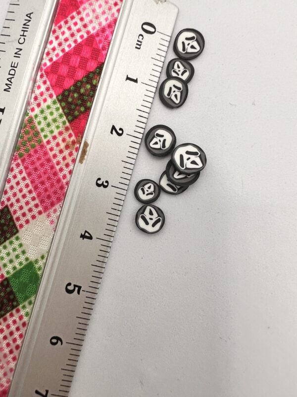Scream & Slice: 5mm Clay Ghost Face & Crimson Cutie Slices - Image 2