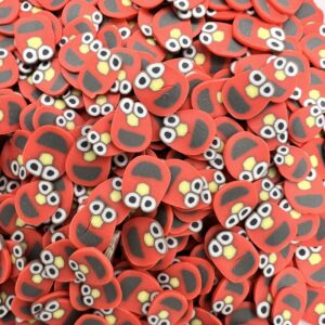 Tickle Me Elmo: 5mm Clay Elmo Slices