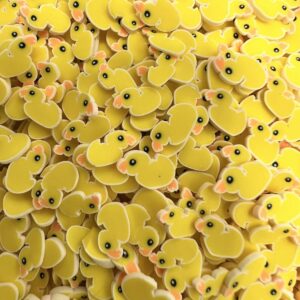 Duckling Delight: 5mm Clay Duck Slices