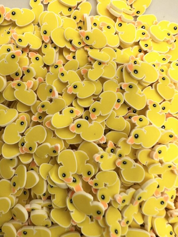 Duckling Delight: 5mm Clay Duck Slices