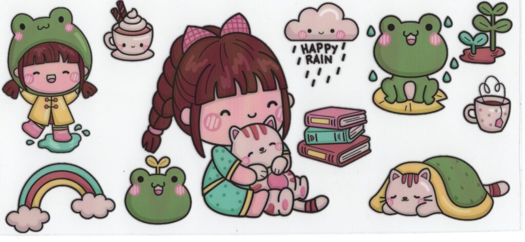 Kawaii Happy Girl 16oz