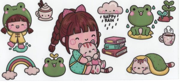 Kawaii Happy Girl 16oz