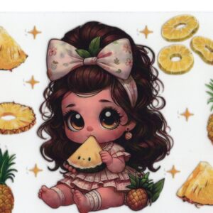Kawaii Pineapple Girl 16oz
