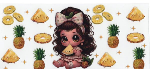 Kawaii Pineapple Girl 16oz