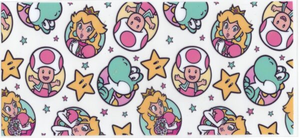 Pastel Princess Peach and Yoshi 16oz