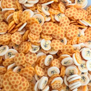 Honey Bear Delight Mix: 5mm Clay Pooh Bear and Honeycomb Slices