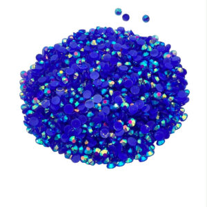 ShimmerBurst Deep Blue 3mm Flatback Rhinestones