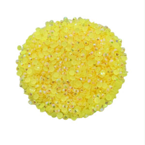 ShimmerBurst Yellow 3mm Flatback Rhinestones
