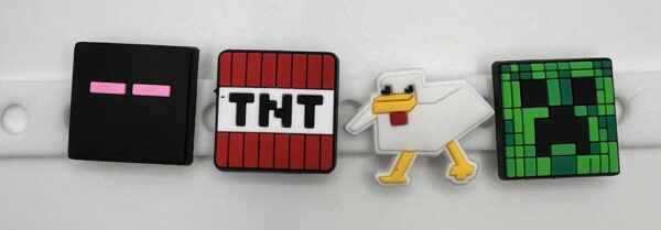 Minecraft-Inspired Croc Charms – Gamer Collection (Set of 8 or Individual) - Image 5