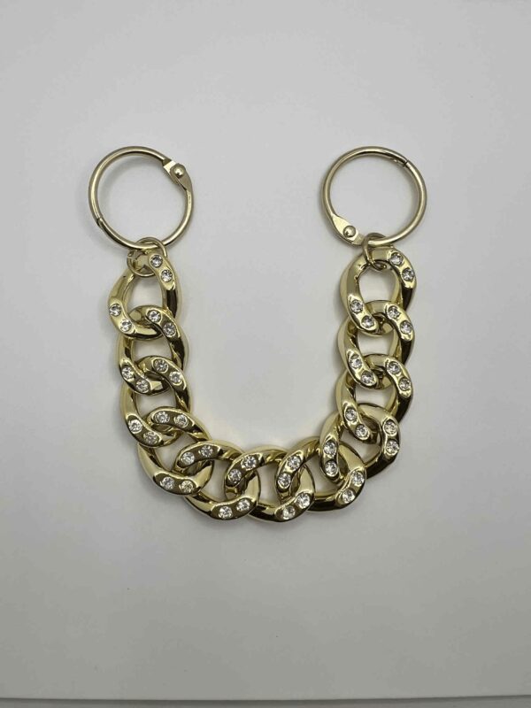 Luxury Bling Chain Croc Charms – Pearl & Diamante looks - Image 2