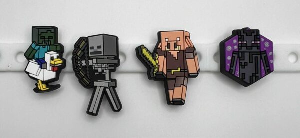 Minecraft-Inspired Croc Charms – Gamer Collection (Set of 8 or Individual)