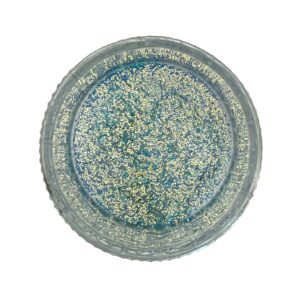 BubbleGlitz Blue 1/24" Iridescent Chunky Glitter – Crystal-Clear Shine