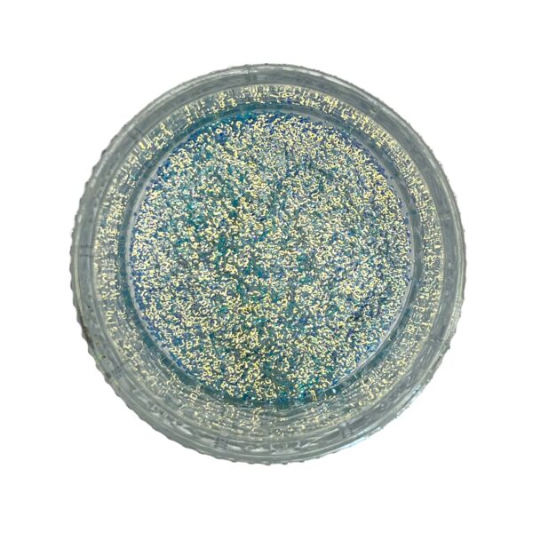 BubbleGlitz Blue 1/24" Iridescent Chunky Glitter – Crystal-Clear Shine