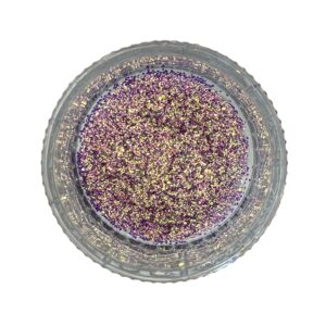 BubbleGlitz Purple 1/24" Iridescent Chunky Glitter – Crystal-Clear Shine