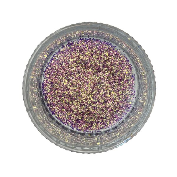 BubbleGlitz Purple 1/24" Iridescent Chunky Glitter – Crystal-Clear Shine