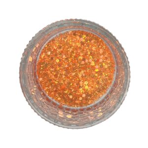 Aurora Pearl Orange - Chunky Iridescent Premium Glitter