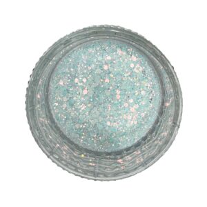 Aurora Pearl White - Chunky Iridescent Premium Glitter