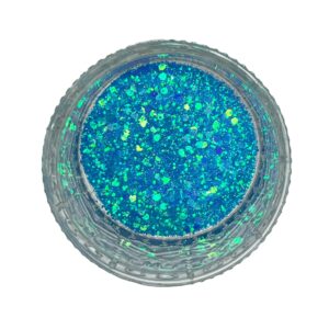 Aurora Pearl Blue - Chunky Iridescent Premium Glitter