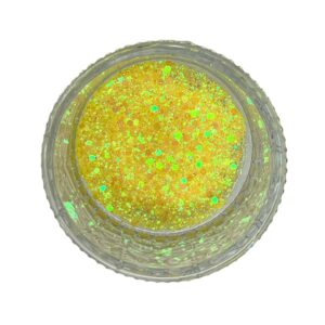 Aurora Pearl Yellow - Chunky Iridescent Premium Glitter