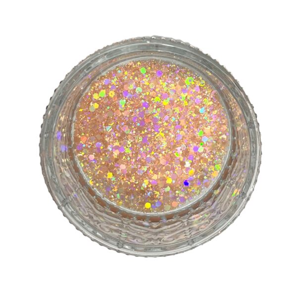 Pastel Prism White - Chunky Holographic Premium Glitter - Image 4