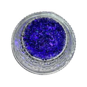 Colour shifting Purple black glitter