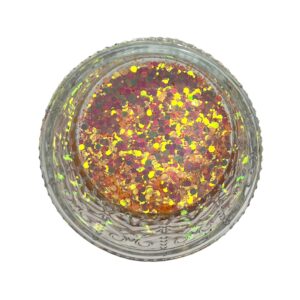 Luna Shift Peach - Premium Glitter for Tumblers, Resin, Slime, Nails & Crafts