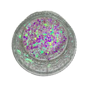 Luna Shift White - Premium Glitter for Tumblers, Resin, Slime, Nails & Crafts