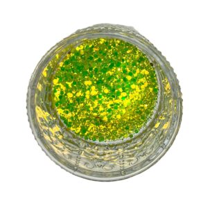 Luna Shift Yellow - Premium Glitter for Tumblers, Resin, Slime, Nails & Crafts
