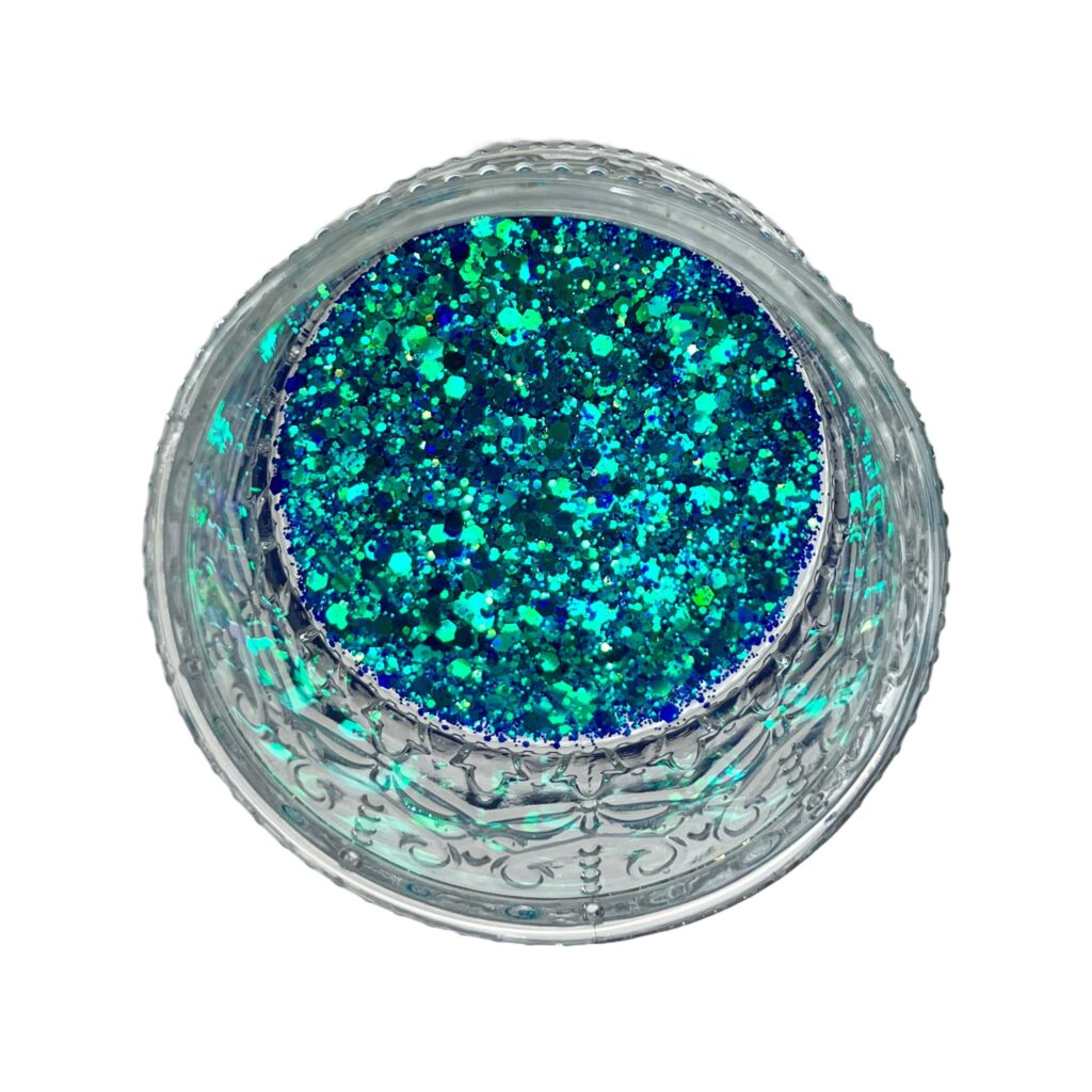 Luna Shift Blue Green - Premium Glitter for Tumblers, Resin, Slime, Nails & Crafts