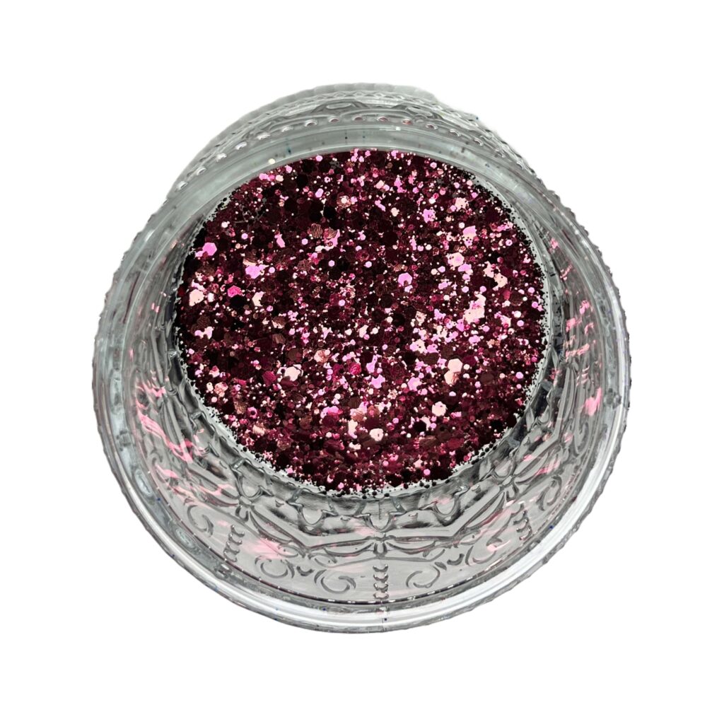 Classic Sparkle Maroon - Chunky Mixed Premium Glitter