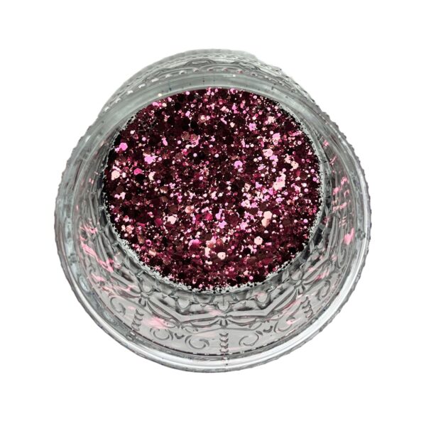 Classic Sparkle Maroon - Chunky Mixed Premium Glitter