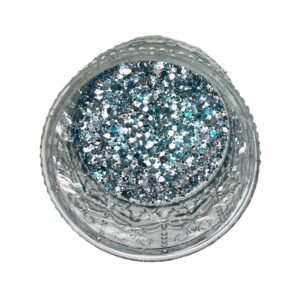 Luna Shift Light Blue Silver - Premium Glitter for Tumblers, Resin, Slime, Nails & Crafts