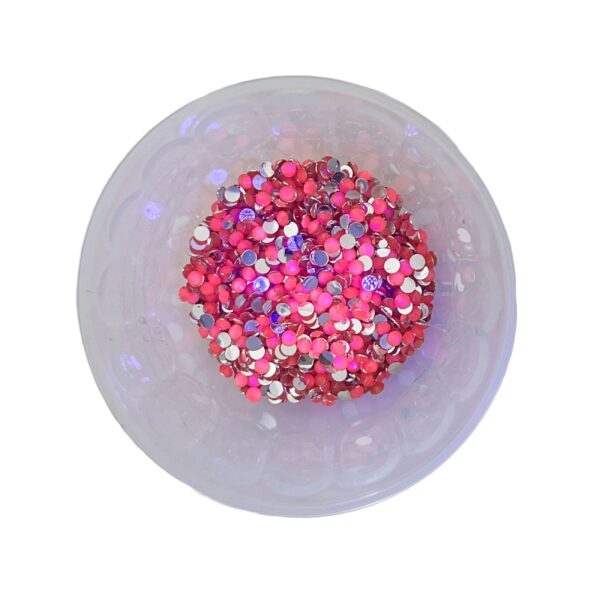 Electric Bling Pink – Neon UV Colour-Changing 4mm Rhinestones | Glow Craft Flatback Gems for Tumblers, Resin & DIY Bling - Image 2