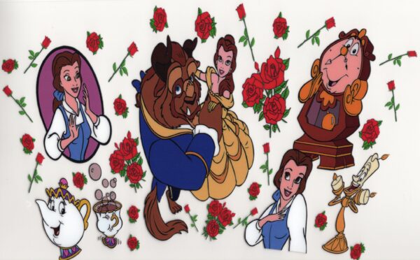 Beauty and The Beast UV DTF 20oz Wrap