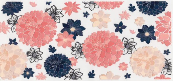 Blooming Flowers 16oz UV DTF Wrap