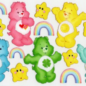 Care Bears and Stars with Rainbows 16oz UV DTF Wrap