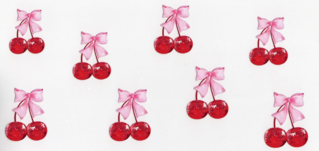Cherry Bows 16oz UV DTF Wrap