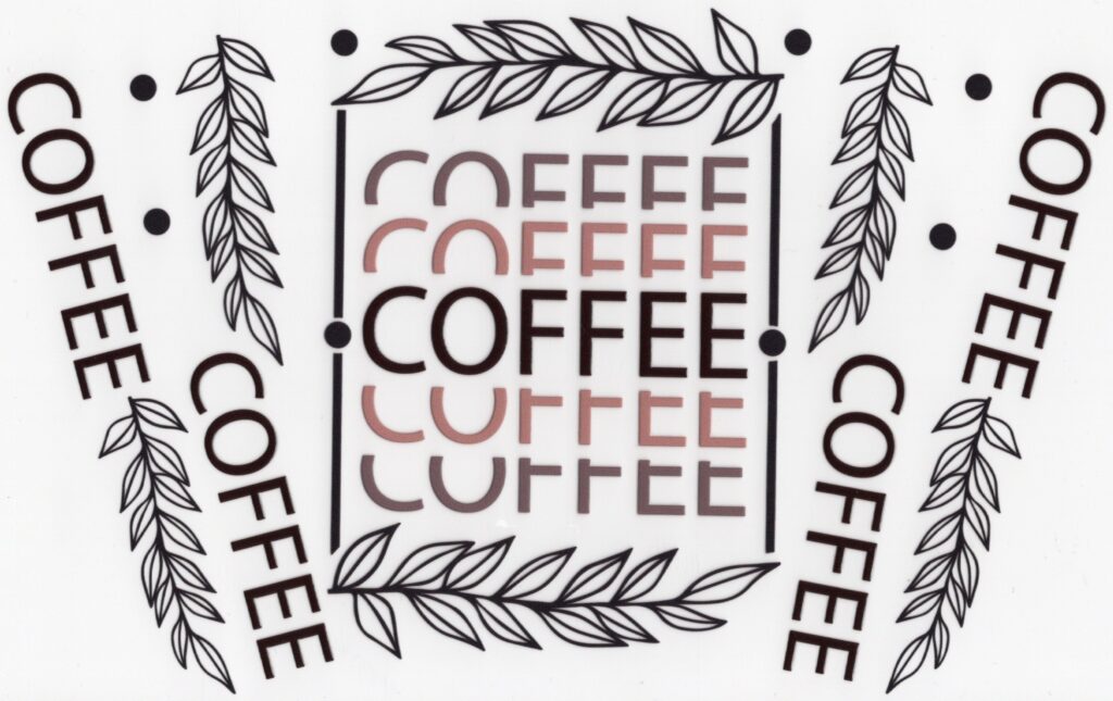 Coffee UV DTF 20oz Wrap