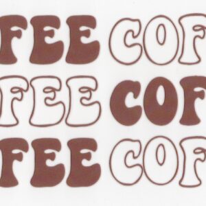 Coffee 16oz UV DTF Wrap