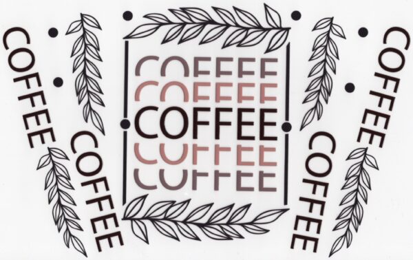 Coffee UV DTF 20oz Wrap