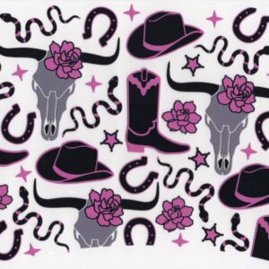 Cowgirl Vibes UV DTF 20oz Wrap