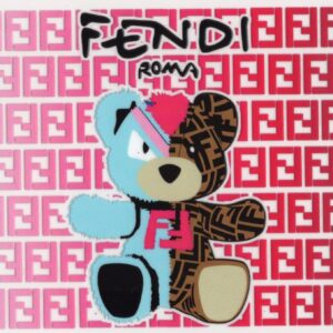 Fendi Inspired Bear 16oz UV DTF Wrap