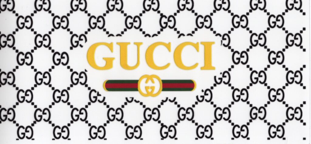 Gucci Inspired 16oz UV DTF Wrap