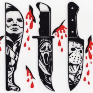 Horror Knives 16oz UV DTF Wrap