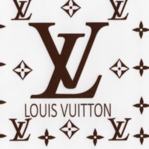 LV Inspired Brown 16oz UV DTF Wrap