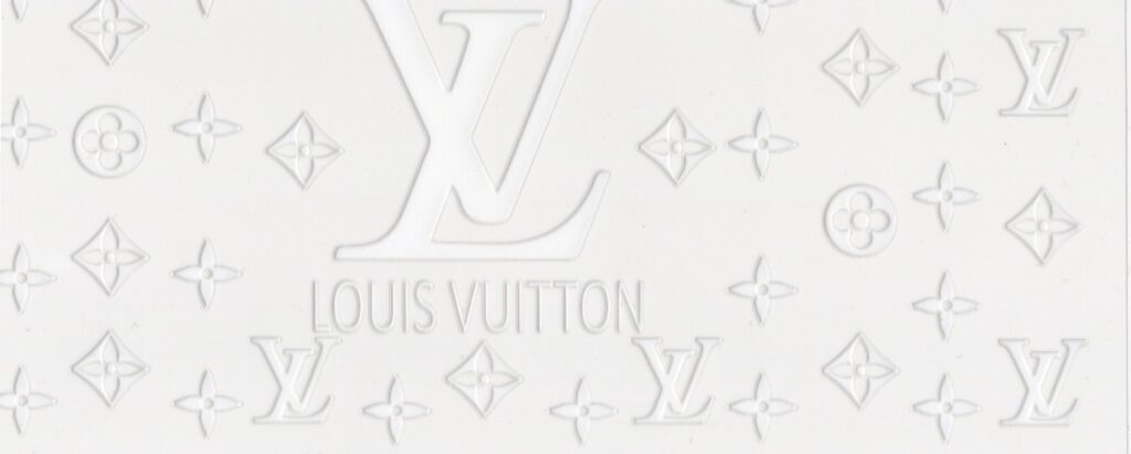 LV Inspired White 16oz UV DTF Wrap